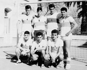COLLEGE MODERNE LECLERC SIDI BEL ABBES SPORT HAND 1961 MARS 1961 FESTIVITES